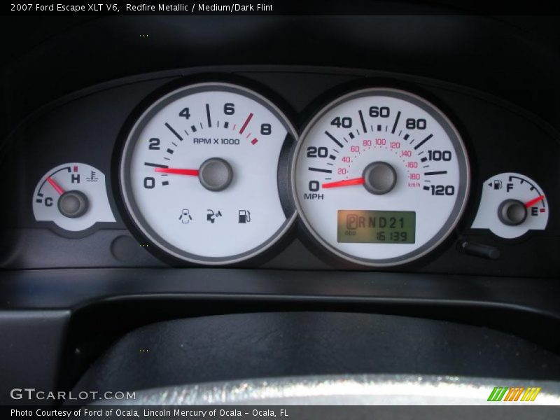 Redfire Metallic / Medium/Dark Flint 2007 Ford Escape XLT V6