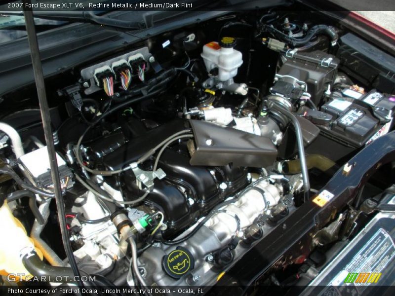 Redfire Metallic / Medium/Dark Flint 2007 Ford Escape XLT V6