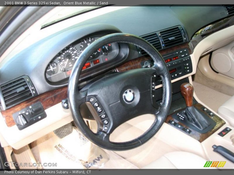 Orient Blue Metallic / Sand 2001 BMW 3 Series 325xi Sedan