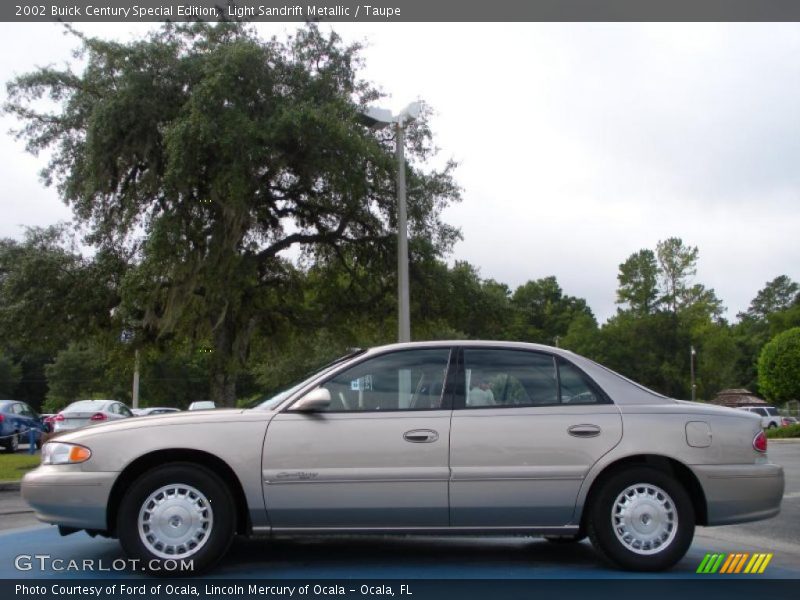 Light Sandrift Metallic / Taupe 2002 Buick Century Special Edition