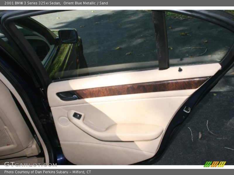 Orient Blue Metallic / Sand 2001 BMW 3 Series 325xi Sedan