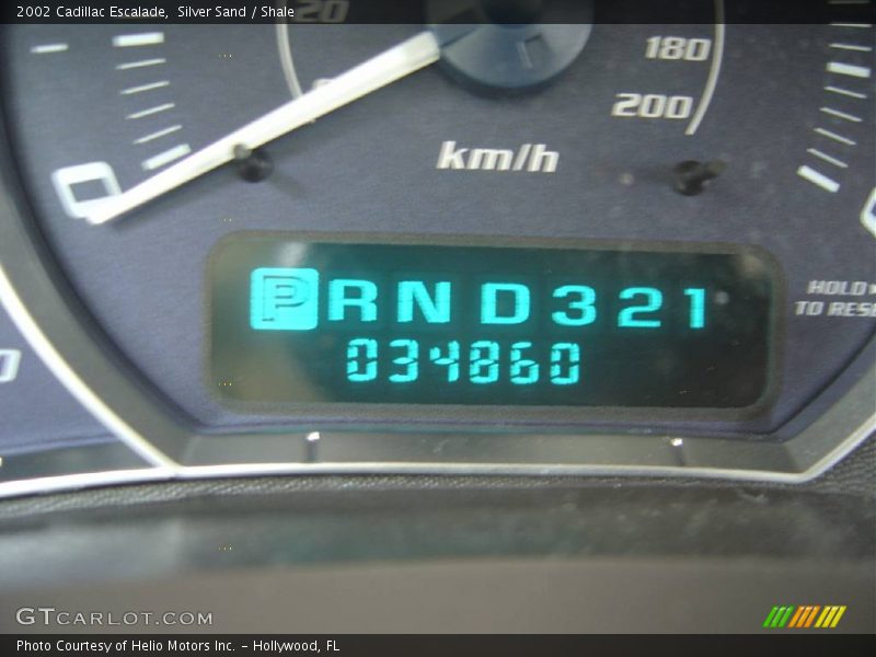 Silver Sand / Shale 2002 Cadillac Escalade