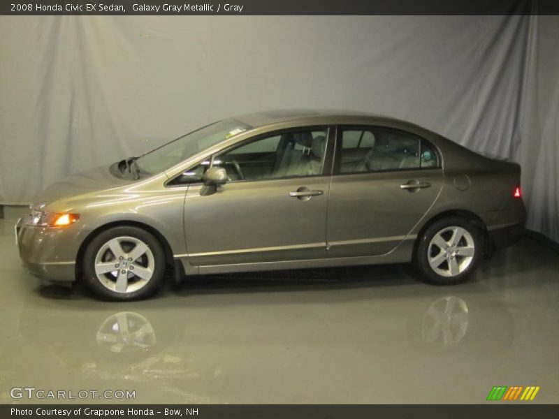 Galaxy Gray Metallic / Gray 2008 Honda Civic EX Sedan