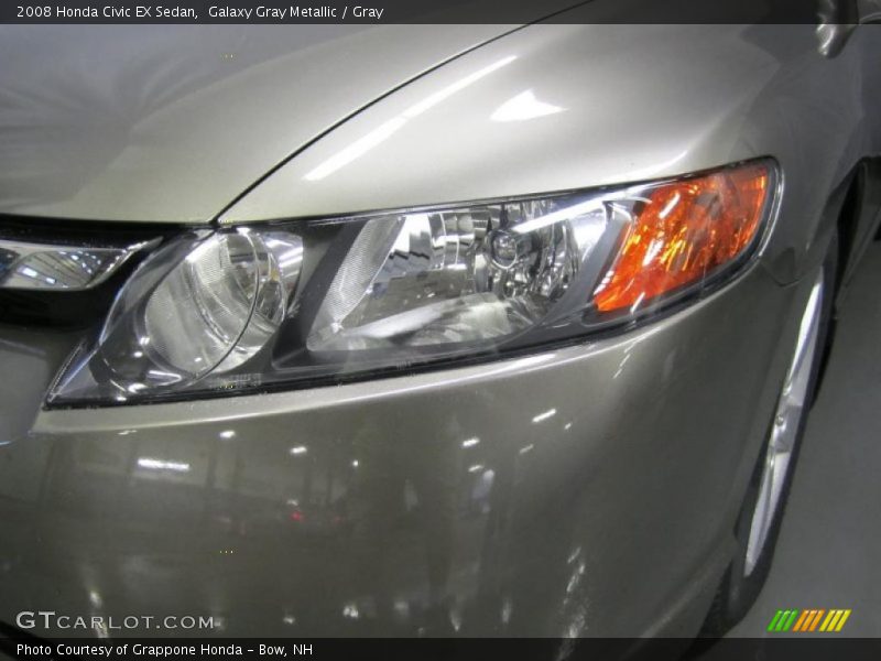 Galaxy Gray Metallic / Gray 2008 Honda Civic EX Sedan