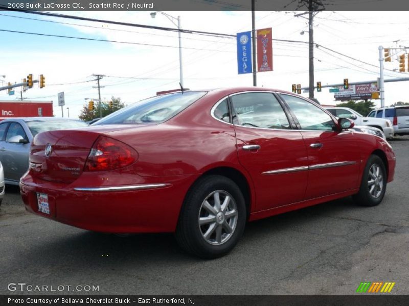 Scarlett Red / Neutral 2008 Buick LaCrosse CXL