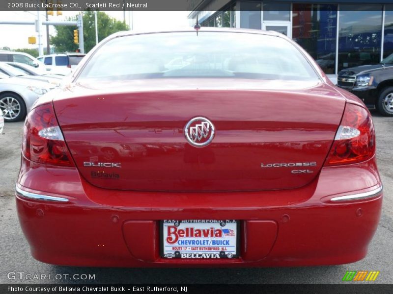 Scarlett Red / Neutral 2008 Buick LaCrosse CXL