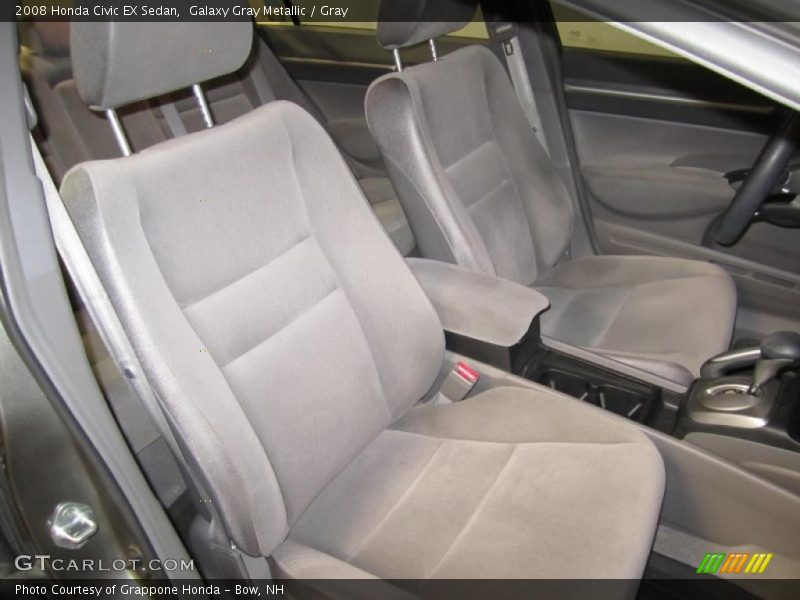 Galaxy Gray Metallic / Gray 2008 Honda Civic EX Sedan