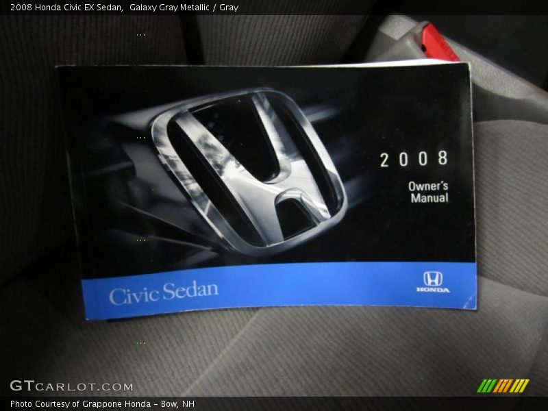 Galaxy Gray Metallic / Gray 2008 Honda Civic EX Sedan