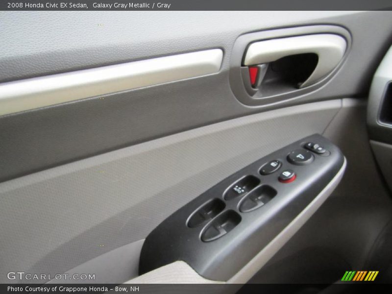 Galaxy Gray Metallic / Gray 2008 Honda Civic EX Sedan