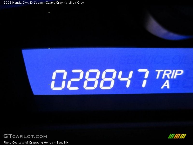 Galaxy Gray Metallic / Gray 2008 Honda Civic EX Sedan