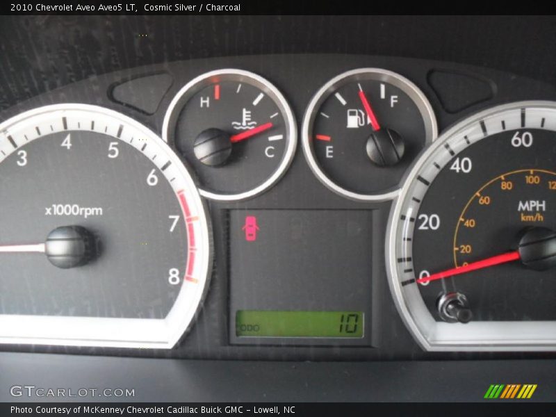 Cosmic Silver / Charcoal 2010 Chevrolet Aveo Aveo5 LT