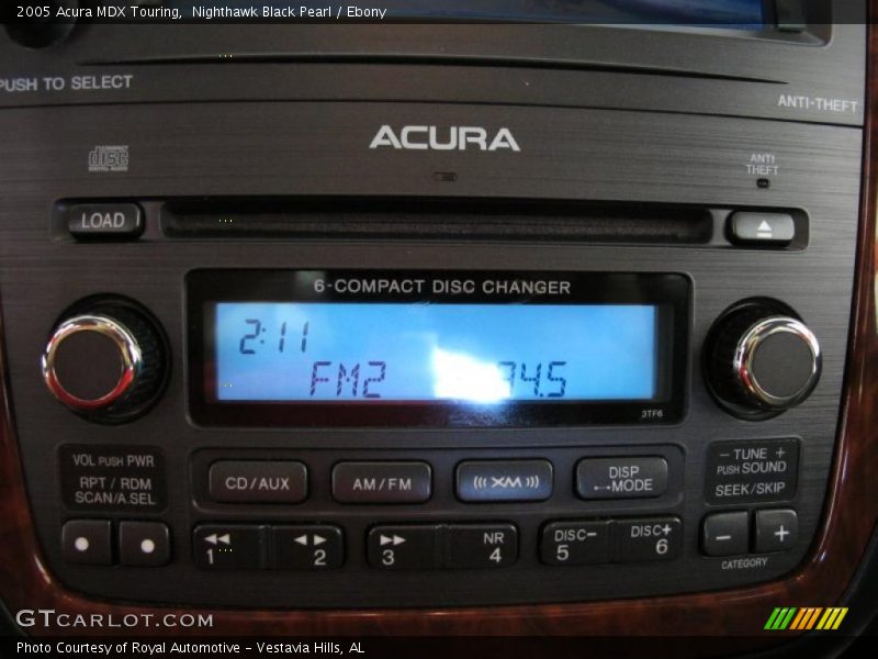 Nighthawk Black Pearl / Ebony 2005 Acura MDX Touring