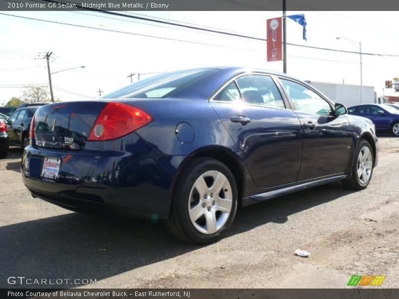 Midnight Blue Metallic / Ebony 2010 Pontiac G6 Sedan