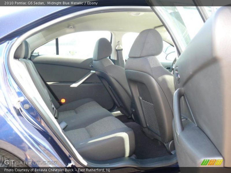 Midnight Blue Metallic / Ebony 2010 Pontiac G6 Sedan