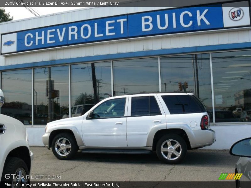 Summit White / Light Gray 2008 Chevrolet TrailBlazer LT 4x4