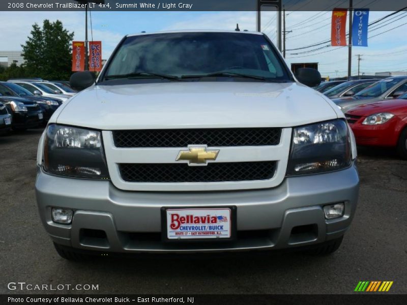 Summit White / Light Gray 2008 Chevrolet TrailBlazer LT 4x4