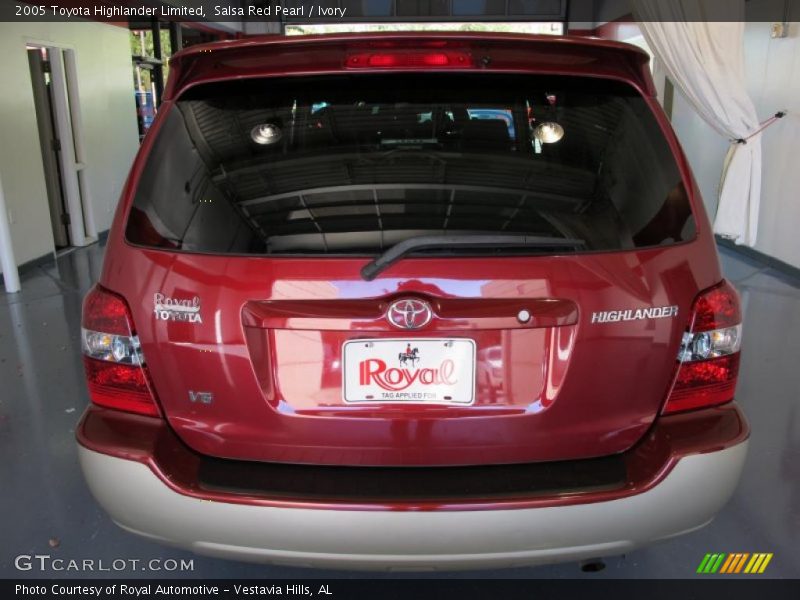 Salsa Red Pearl / Ivory 2005 Toyota Highlander Limited