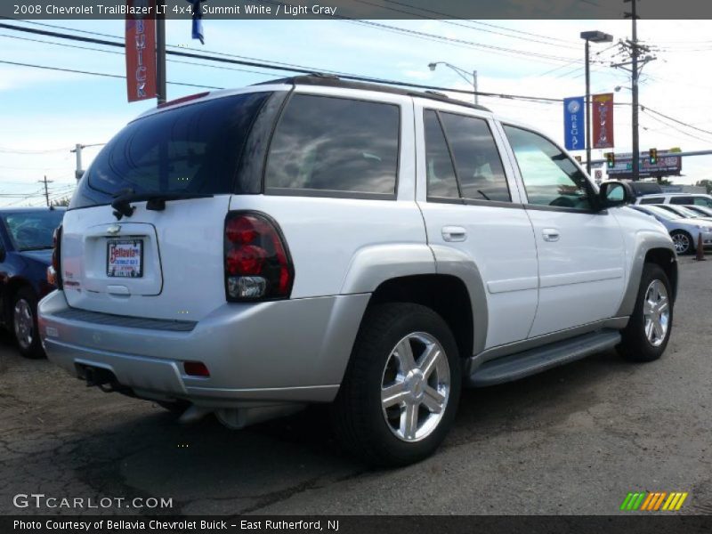 Summit White / Light Gray 2008 Chevrolet TrailBlazer LT 4x4