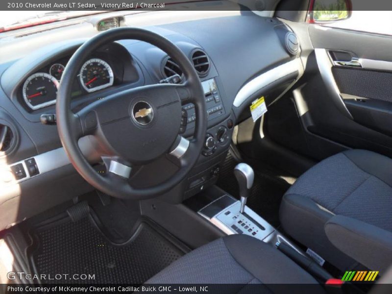 Victory Red / Charcoal 2010 Chevrolet Aveo LT Sedan