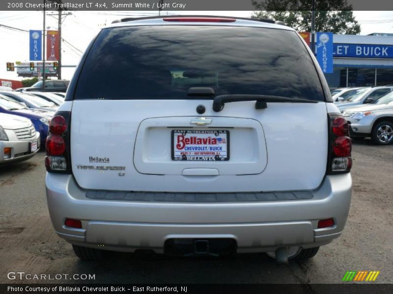 Summit White / Light Gray 2008 Chevrolet TrailBlazer LT 4x4