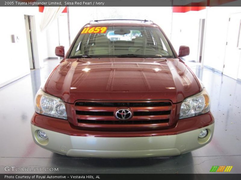Salsa Red Pearl / Ivory 2005 Toyota Highlander Limited