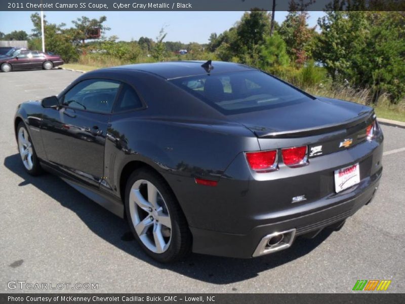 Cyber Gray Metallic / Black 2011 Chevrolet Camaro SS Coupe