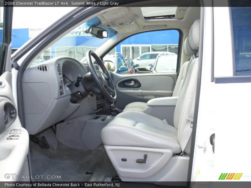 Summit White / Light Gray 2008 Chevrolet TrailBlazer LT 4x4