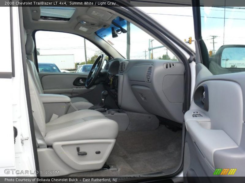 Summit White / Light Gray 2008 Chevrolet TrailBlazer LT 4x4