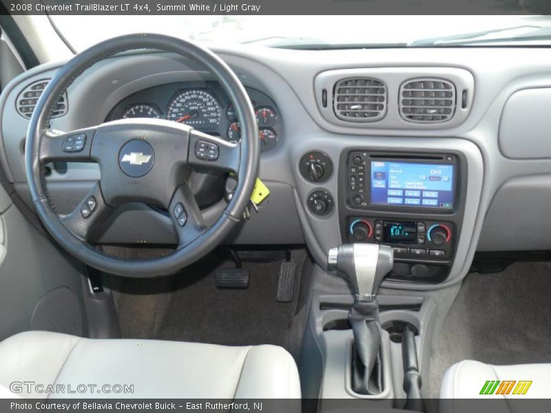 Summit White / Light Gray 2008 Chevrolet TrailBlazer LT 4x4