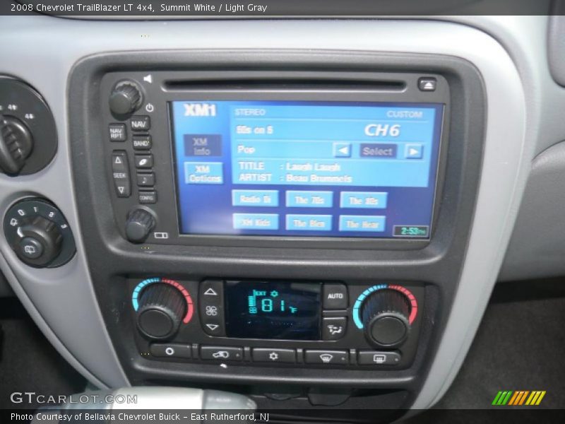 Summit White / Light Gray 2008 Chevrolet TrailBlazer LT 4x4