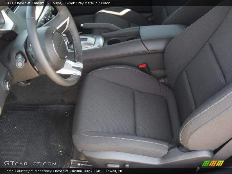 Cyber Gray Metallic / Black 2011 Chevrolet Camaro SS Coupe