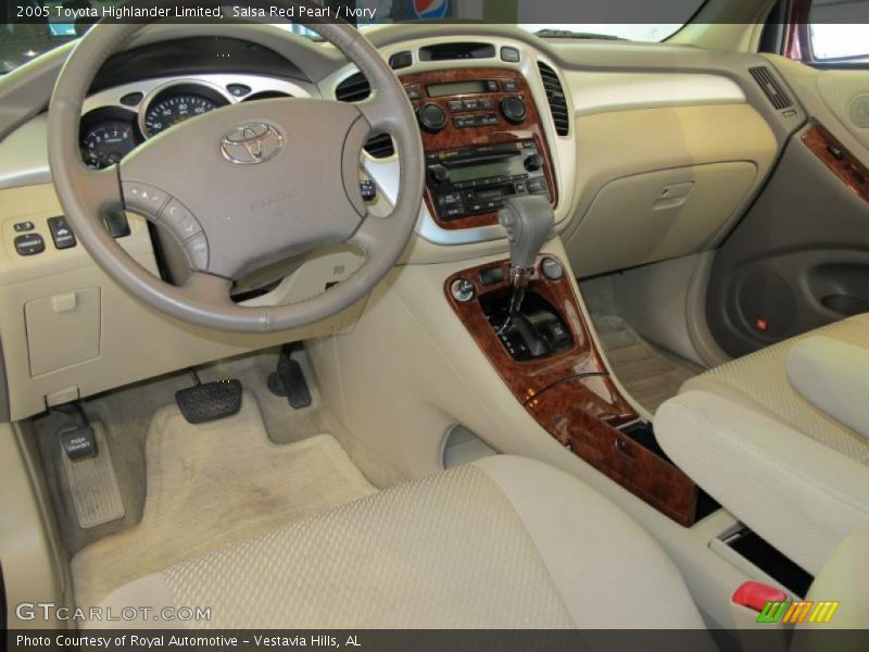 Salsa Red Pearl / Ivory 2005 Toyota Highlander Limited