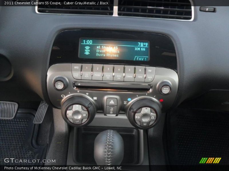 Cyber Gray Metallic / Black 2011 Chevrolet Camaro SS Coupe