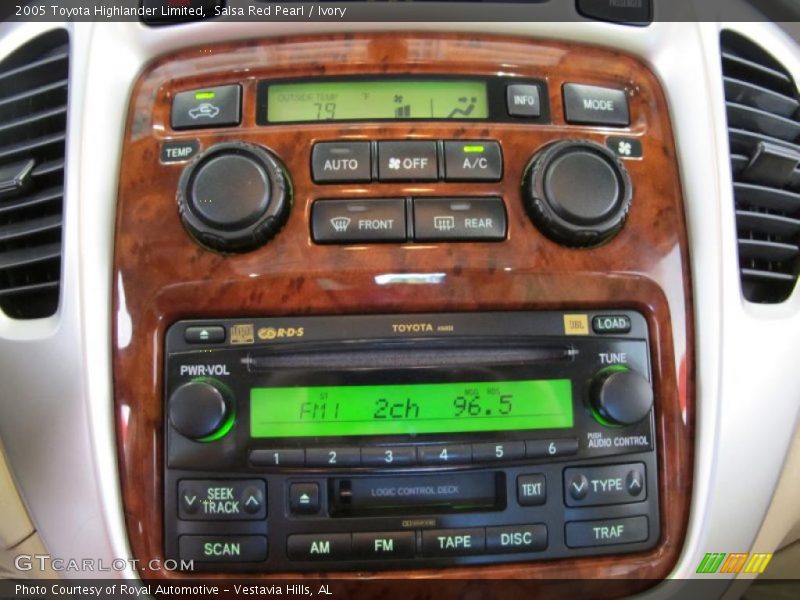 Salsa Red Pearl / Ivory 2005 Toyota Highlander Limited