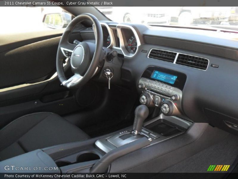 Cyber Gray Metallic / Black 2011 Chevrolet Camaro SS Coupe