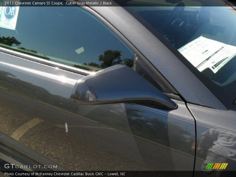 Cyber Gray Metallic / Black 2011 Chevrolet Camaro SS Coupe