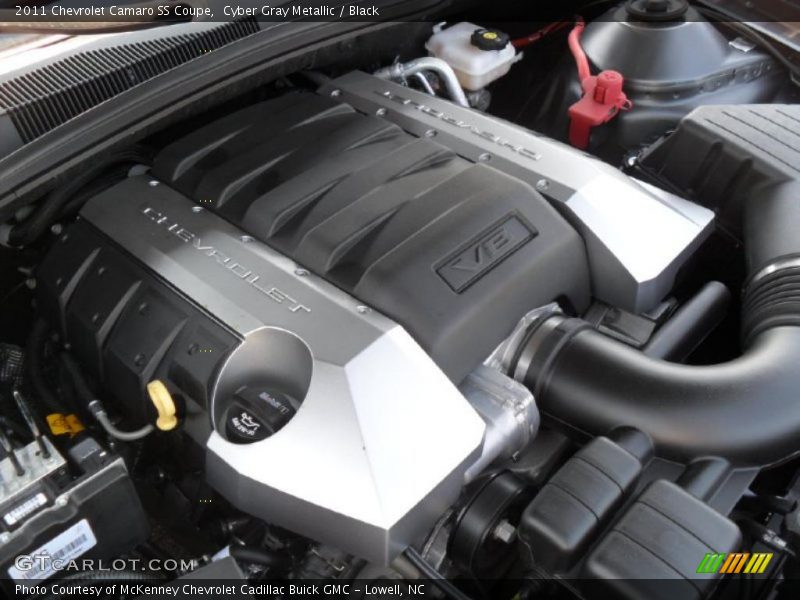 Cyber Gray Metallic / Black 2011 Chevrolet Camaro SS Coupe