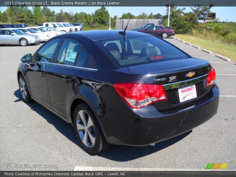 Black Granite Metallic / Jet Black Leather 2011 Chevrolet Cruze LT