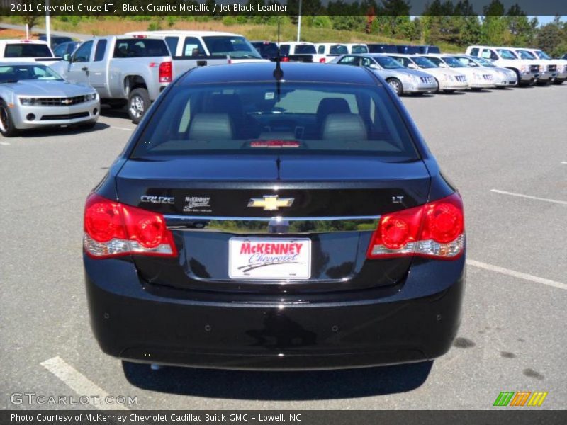 Black Granite Metallic / Jet Black Leather 2011 Chevrolet Cruze LT