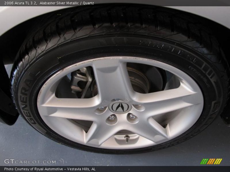Alabaster Silver Metallic / Quartz 2006 Acura TL 3.2