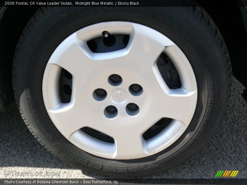 Midnight Blue Metallic / Ebony Black 2008 Pontiac G6 Value Leader Sedan