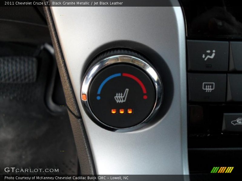 Black Granite Metallic / Jet Black Leather 2011 Chevrolet Cruze LT