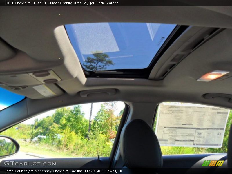 Black Granite Metallic / Jet Black Leather 2011 Chevrolet Cruze LT