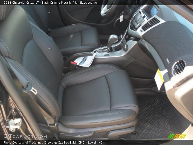 Black Granite Metallic / Jet Black Leather 2011 Chevrolet Cruze LT
