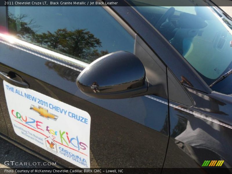 Black Granite Metallic / Jet Black Leather 2011 Chevrolet Cruze LT