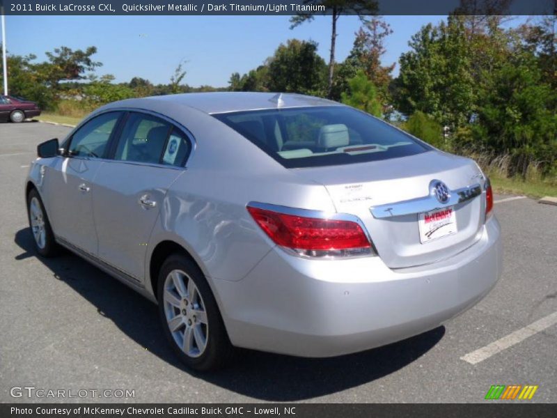 Quicksilver Metallic / Dark Titanium/Light Titanium 2011 Buick LaCrosse CXL