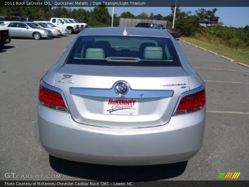 Quicksilver Metallic / Dark Titanium/Light Titanium 2011 Buick LaCrosse CXL