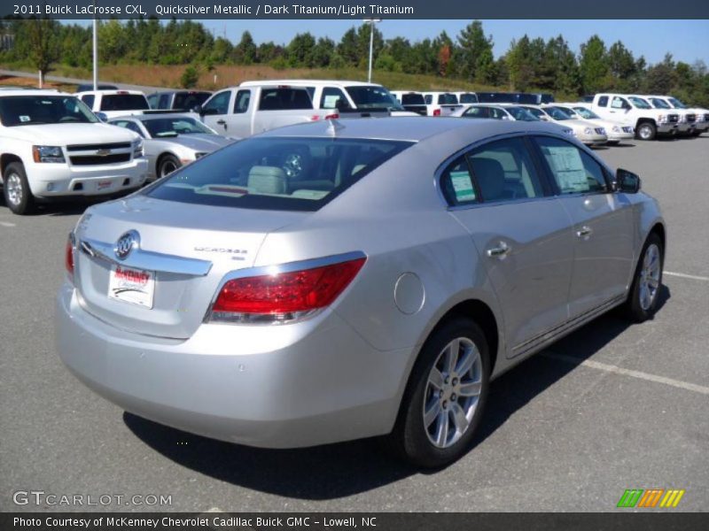 Quicksilver Metallic / Dark Titanium/Light Titanium 2011 Buick LaCrosse CXL