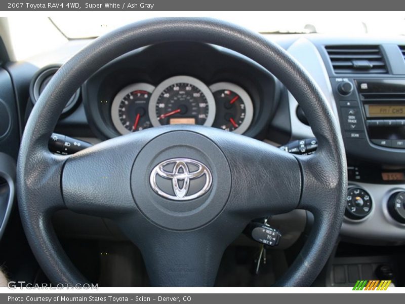 Super White / Ash Gray 2007 Toyota RAV4 4WD