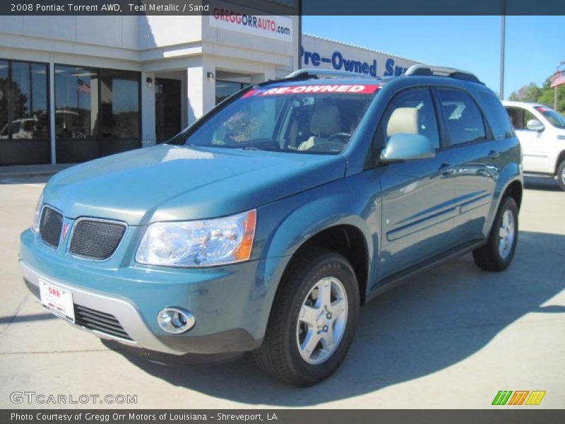 Teal Metallic / Sand 2008 Pontiac Torrent AWD